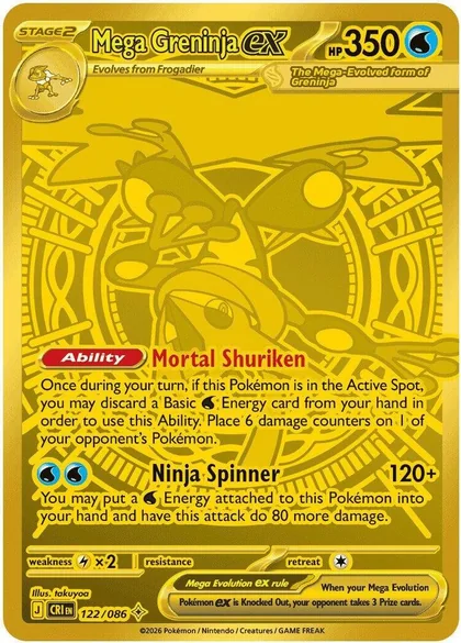 Gold Mega Greninja ex