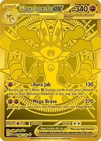 Gold Mega Lucario ex